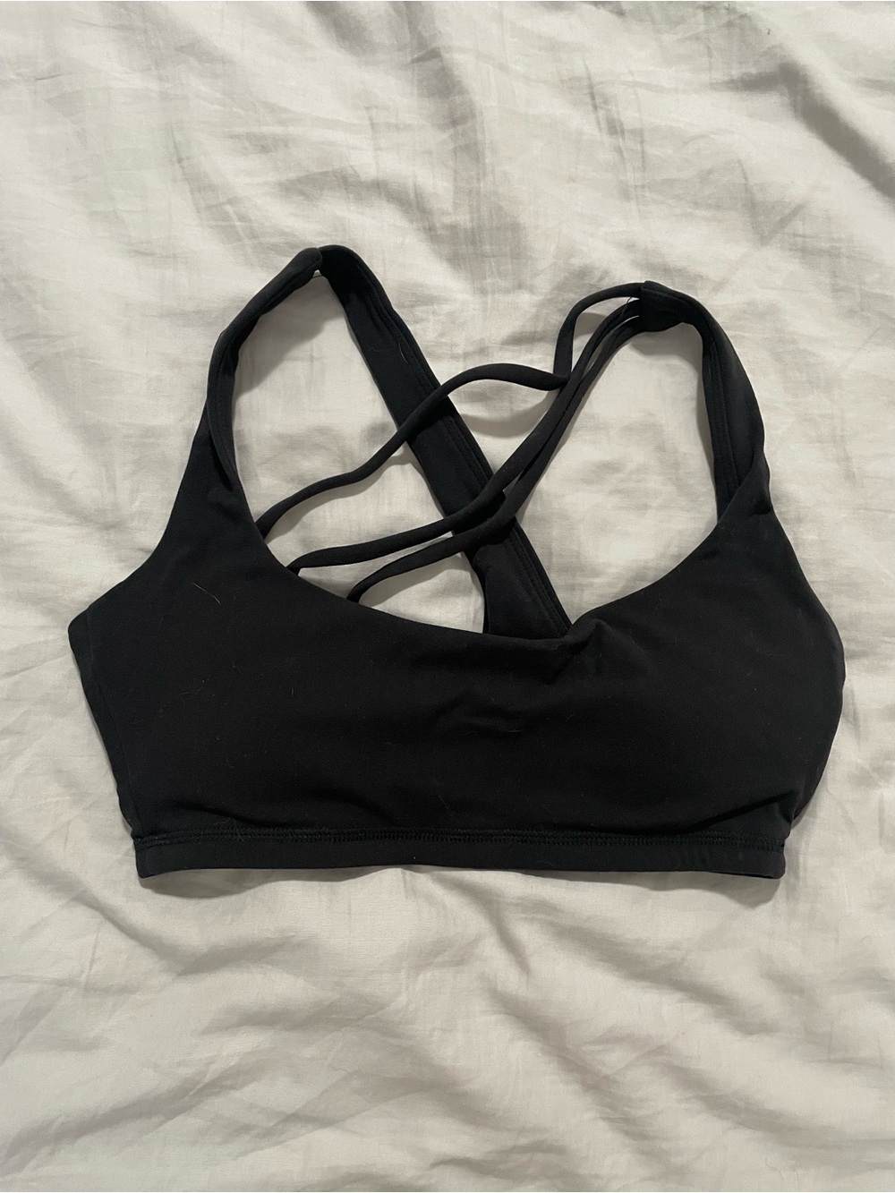 Black Buffbunny Strappy Sports Bra